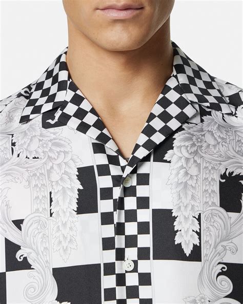 versace medusa mens jacket|Versace Medusa contrasto shirts.